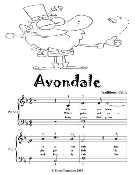 Avondale Easy Piano Sheet Music Tadpole Edition Page 2