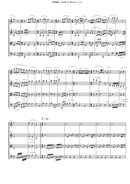 Avvidecci Score Page 2