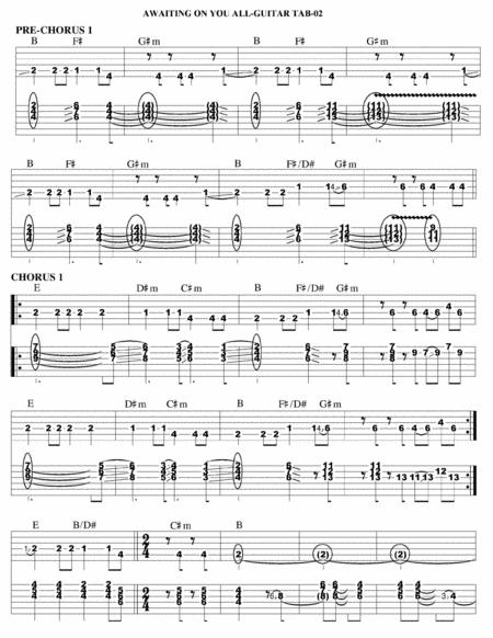 Awaiting On You All Guitar Tab Page 2