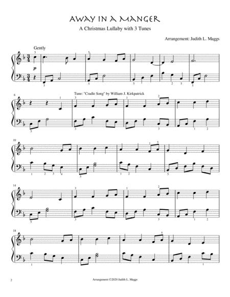 Away In A Manger 3 Tunes Cradle Song Mueller And Afton Page 2