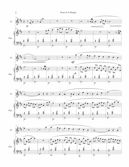 Away In A Manger Ala Satie Page 2