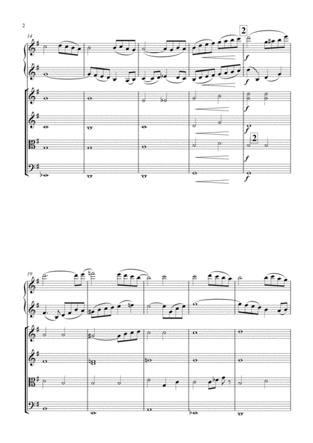 Azarashvili Nocturne For 2 Violin Duet With String Orchestra Page 2