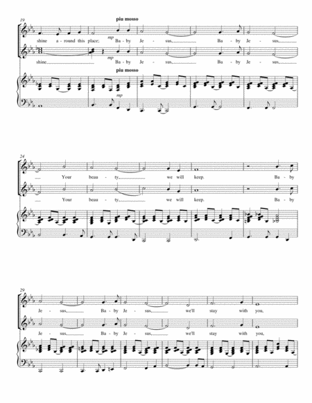 Baby Jesus Christmas Anthem For Child Soloist And Choir Page 2