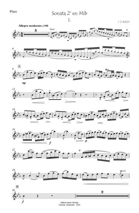 Bach Flute Sonata 2 In Eb Page 2