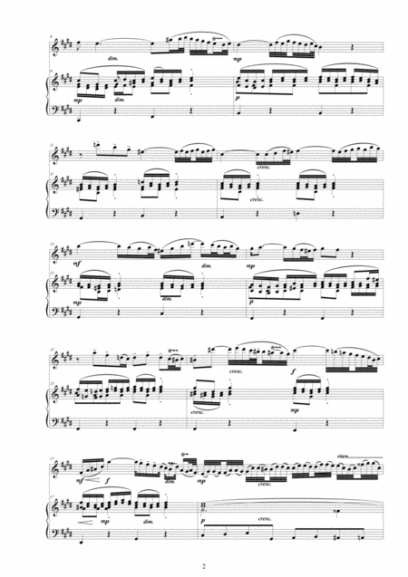 Bach Flute Sonata No 3 In E Major Bwv 1016 For Flute And Harpsichord Or Piano Page 2