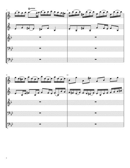 Bach Fugue In G Minor For Brass Quintet Page 2