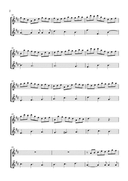 Bach Jesus Bleibet Meine Freude For 2 Flutes Page 2