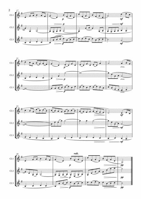 Bach Musette 3 Clarinets Clarinet Trio Clarinet Group Page 2
