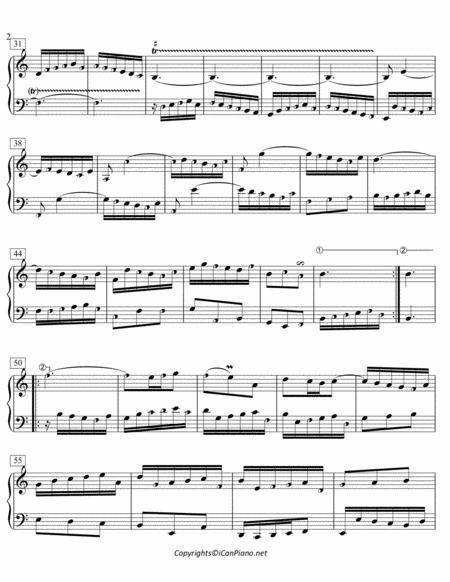 Bach Prelude No 10 Bwv 879 Well Tempered Clavier Ii Icanpiano Style Page 2