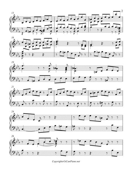 Bach Prelude No 7 Bwv 876 Well Tempered Clavier Book Ii Page 2