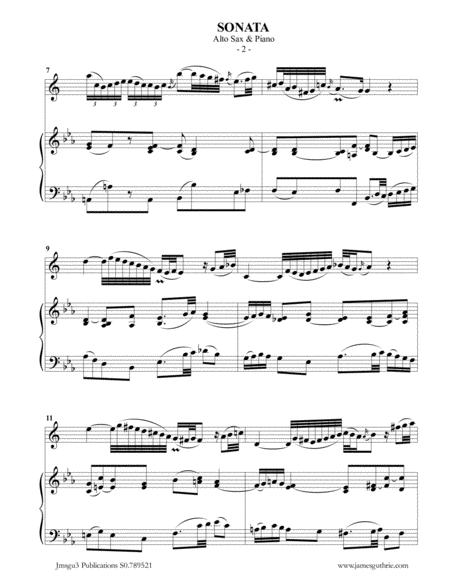 Bach Sonata Bwv 1035 For Alto Sax Piano Page 2