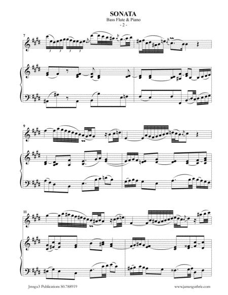 Bach Sonata Bwv 1035 For Bass Flute Piano Page 2