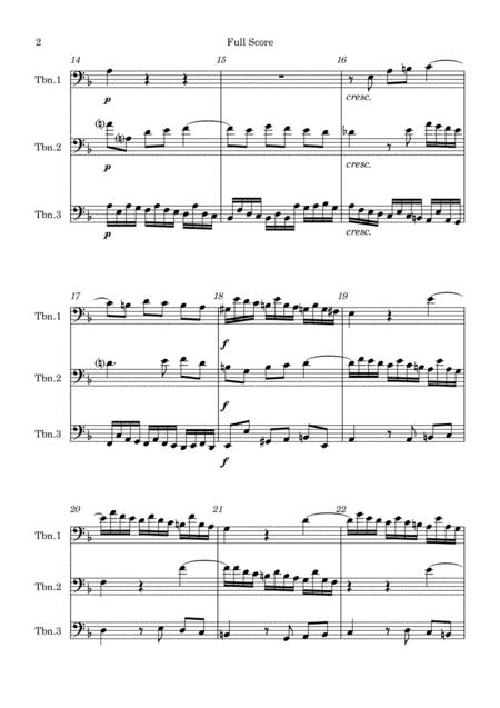 Bach Three Part Invention No 7 For Trombone Trio Page 2