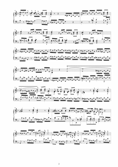 Bach Toccata And Fugue In D Minor Dorian Bwv538 For Harpsichord Or Piano Page 2