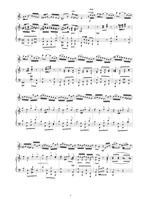 Bach Violin Concerto No 1 In A Minor Bwv 1041 For Violin And Piano Page 2