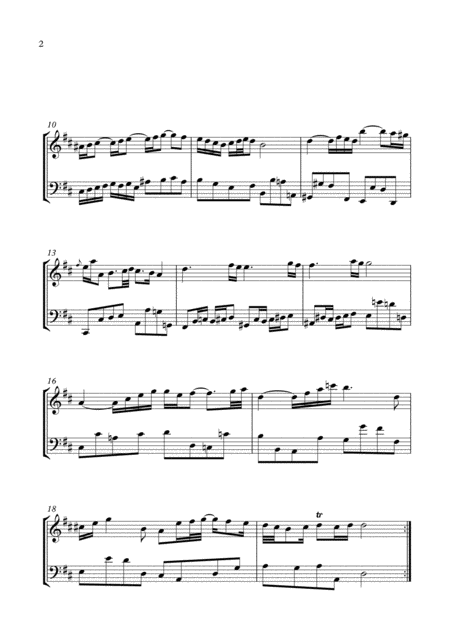 Bachs Air For Violin And Cello Page 2