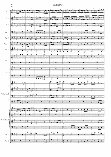 Badinerie From Orchestral Suite N 2 In B Minor Page 2