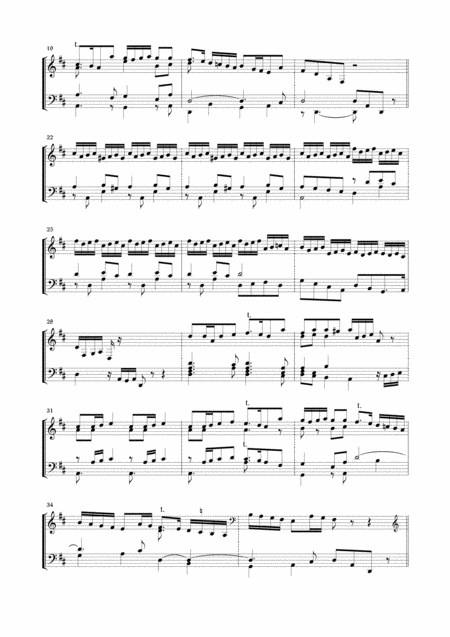Ballo Della Battaglia Storace Piano Organ Page 2
