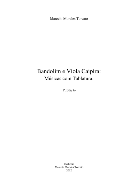 Bandolim E Viola Caipira Msicas Com Tablatura Page 2