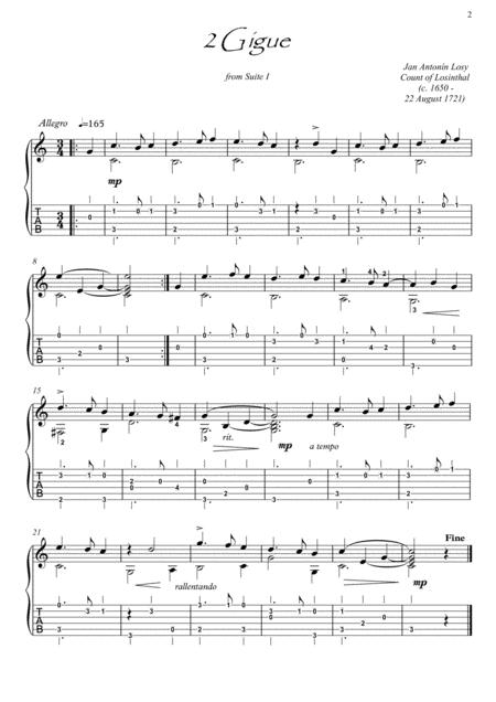 Baroque Music For Guitar Solo Page 2