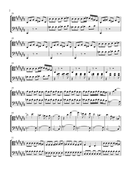 Bass And Viola Duet No 1 Page 2