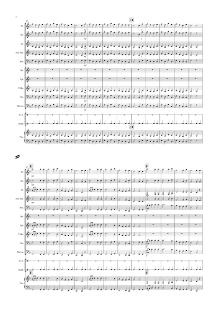 Basse Dance By Susato For School Concert Band Page 2