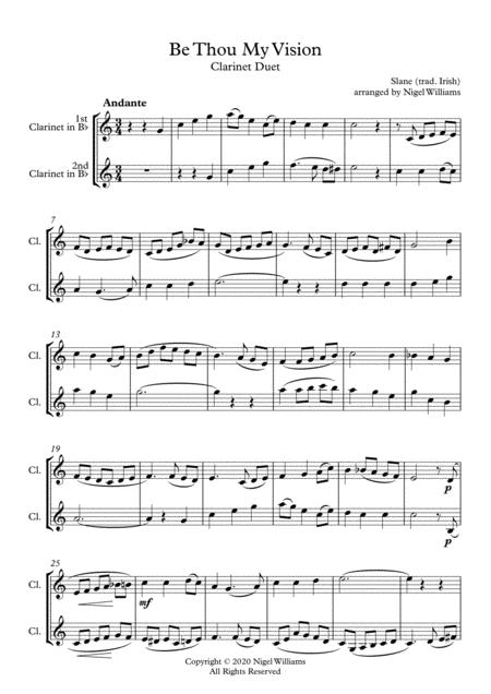 Be Thou My Vision Clarinet Duet Page 2