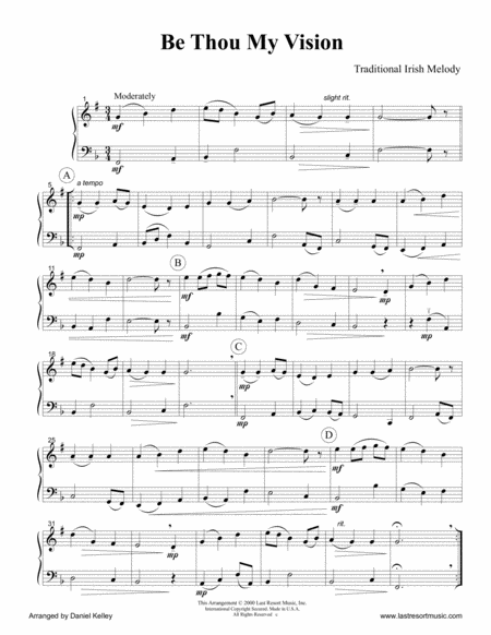 Be Thou My Vision For Clarinet Cello Or Bassoon Duet Music For Two Page 2