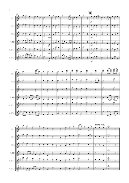 Be Thou My Vision For Flute Quartet Page 2