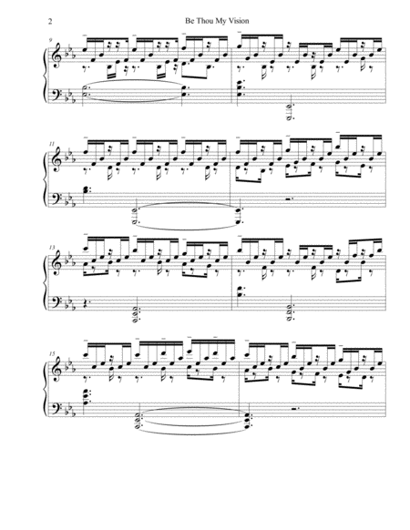 Be Thou My Vision Piano Solo Arr Brenda Portman Page 2