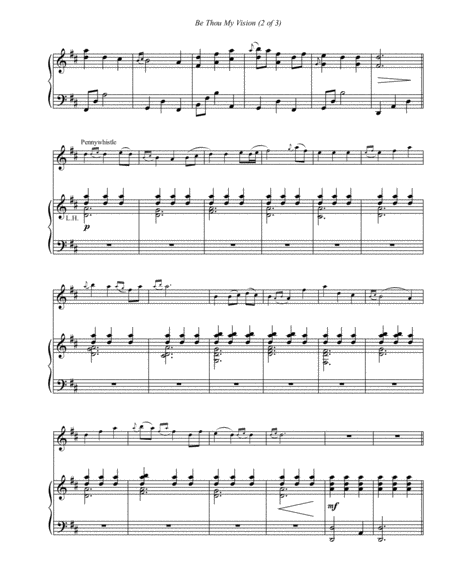 Be Thou My Vision Vocal Tinwhistle Piano Page 2