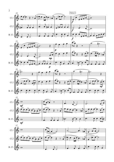 Beatles In My Life Clarinet Trio Page 2