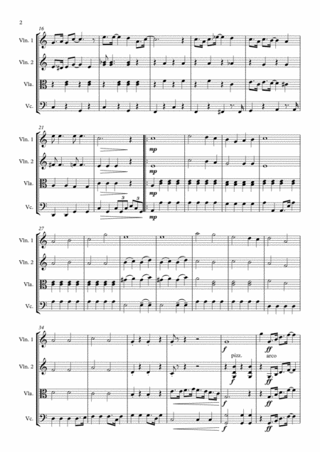 Beatles When I M Sixty Four String Quartet Page 2