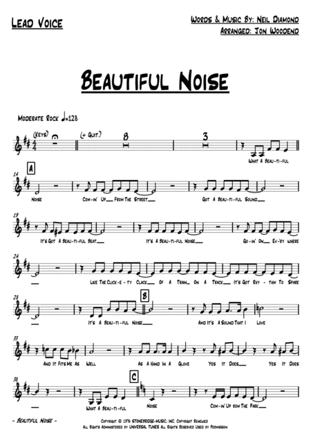 Beautiful Noise 8 Piece Rock Band Page 2