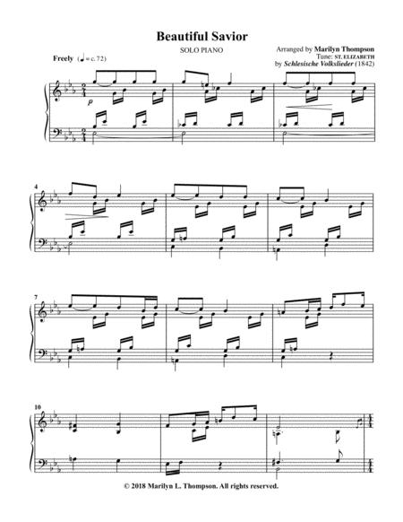 Beautiful Savior Solo Piano Pdf Page 2