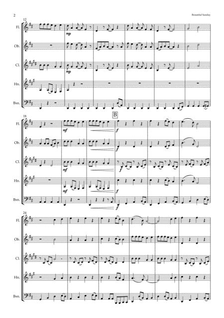 Beautiful Sunday For Wind Quintet Page 2