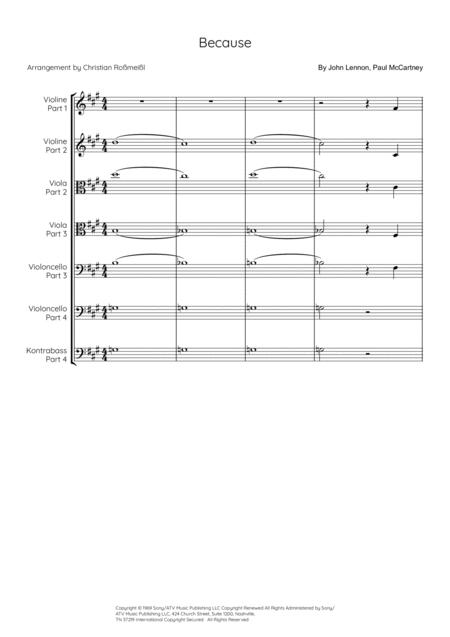 Because With String Quartett Page 2