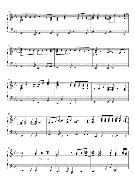 Bee Gees How Deep Is Your Love Piano Solo Page 2