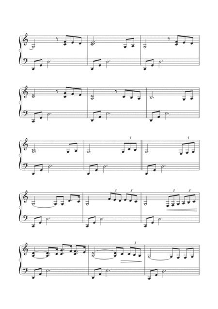 Beech Forest Gentle Easy Piano Solo Largo Page 2