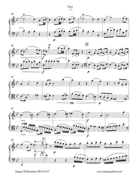 Beethoven Duet Woo 27 No 3 For Flute Cello Page 2