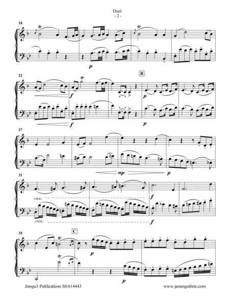 Beethoven Duet Woo 27 No 3 For French Horn Bass Trombone Page 2