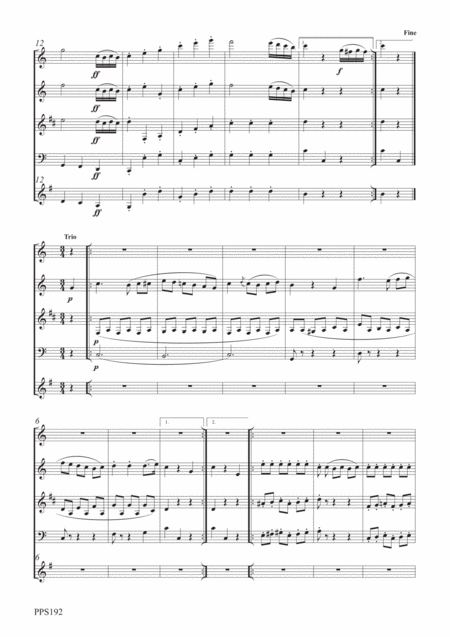 Beethoven Six Minuets For Woodwind Quintet Page 2