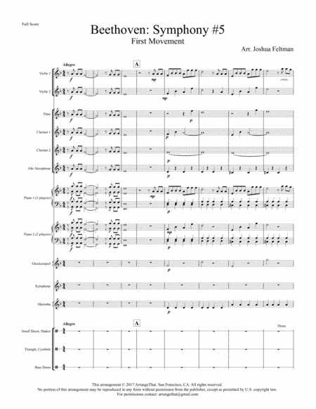 Beethoven Symphony 5 First Movement Page 2