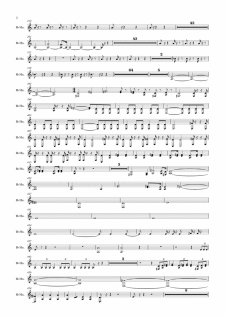 Beethoven Symphony No 5 3 4rd Movement Transposed Horn In Bb Page 2