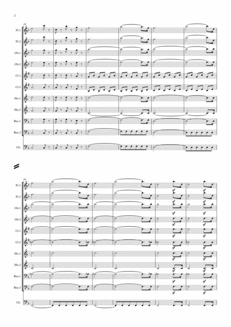 Beethoven Symphony No 8 In F Op 93 Mvt I Wind Dectet Page 2