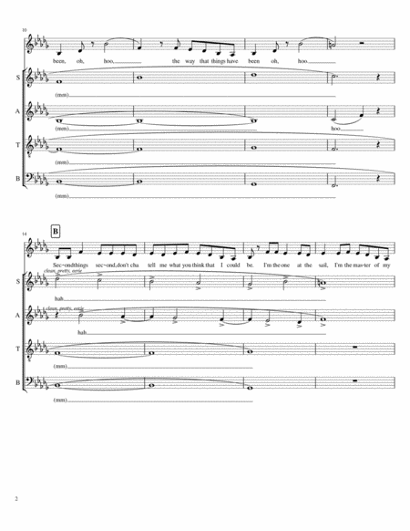 Believer Satb A Cappella Page 2