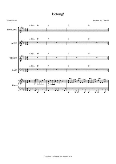 Belong Childrens Choir Score Page 2