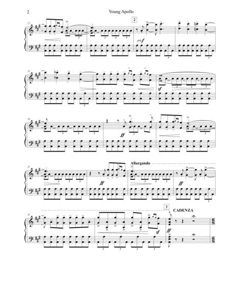 Benjamin Brittens Young Apollo Piano Ii Score Page 2