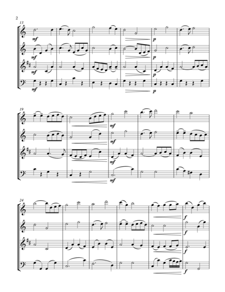 Berceuse Wind Quartet Page 2