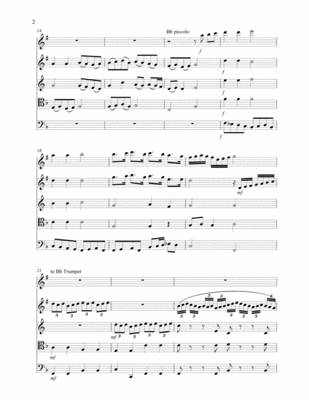 Bergamasca Variations For Brass Quintet Page 2